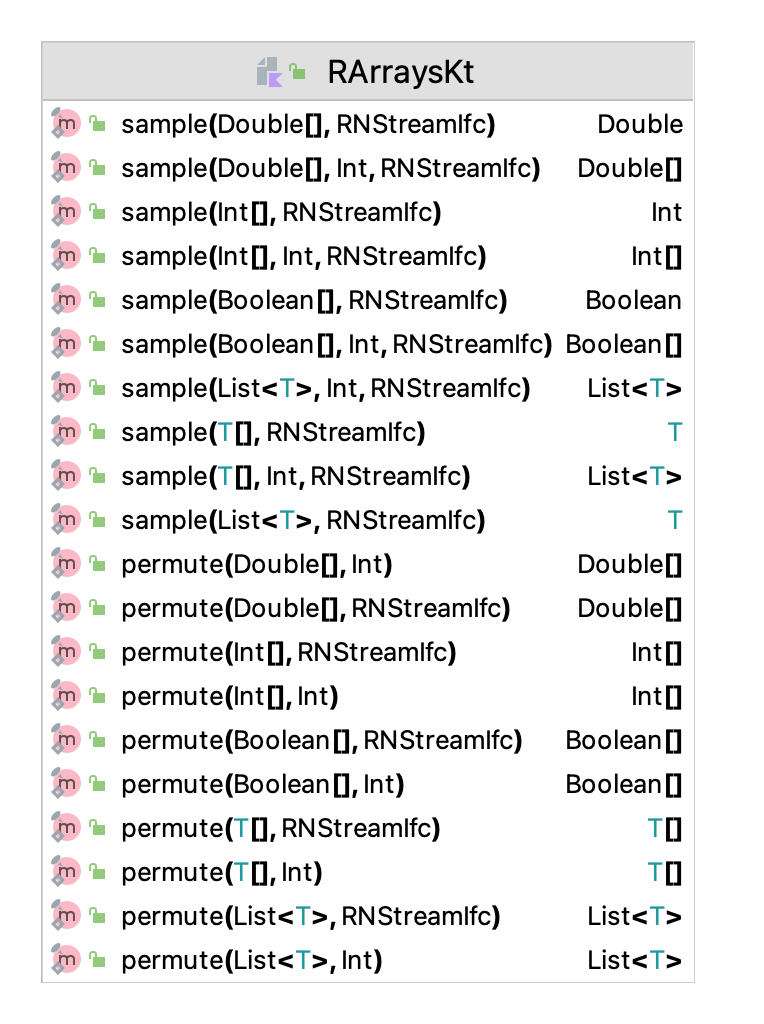 Random Array Utilities