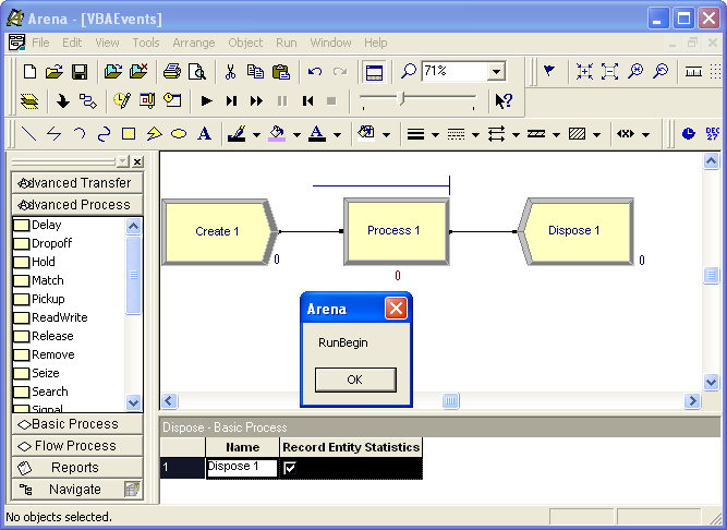 Simulation using Arena 