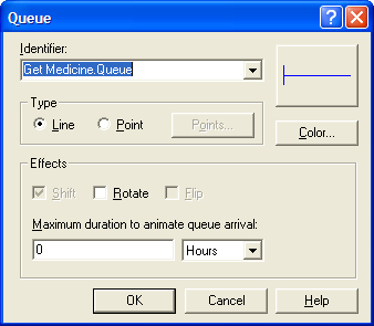 Queue animation dialog