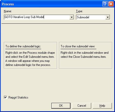 PROCESS based sub-model